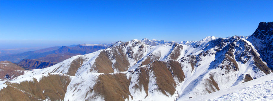 Skigebied rond wintersportoord Oukameden